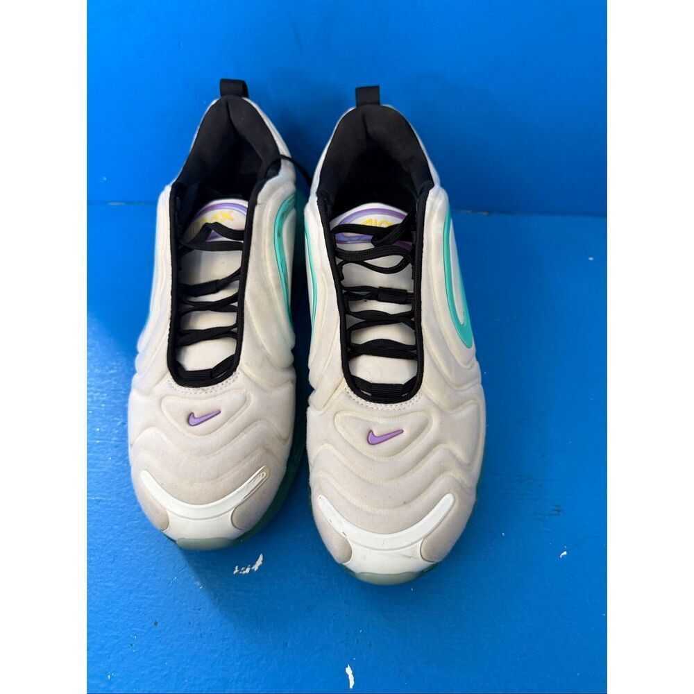 Nike Air Max 720 White Teal Purple Running Shoes AO2924-101 Mens Sz 8.5  Sneaker - Picture 2 of 7